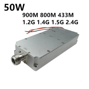 50W Anti-Drone Amplifier Module - 900M 433M 800M 1.2G 1.4G 1.5G 2.4G Frequencies Customized