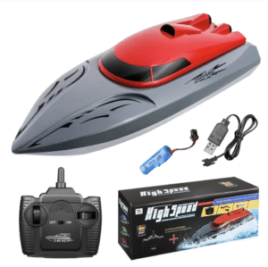 Rc Boat 2.4G High Speed 20km/h Remote Control Speed Boat Rechargeable Waterproof Anti-collision Protection Toys for Children