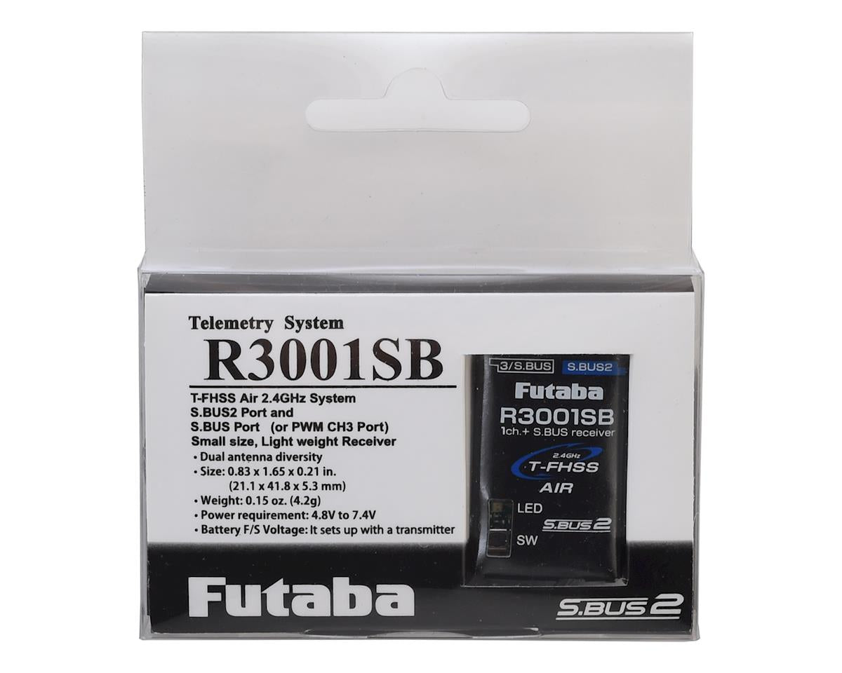 Futaba R3001SB 2.4 GHz 3-Channel Telemetry S.Bus2 T-FHSS Air Receiver For Aircraft 2 Futaba R3001SB 2.4 GHz 3-Channel Telemetry S.Bus2 T-FHSS Air Receiver For Aircraft - Image 2