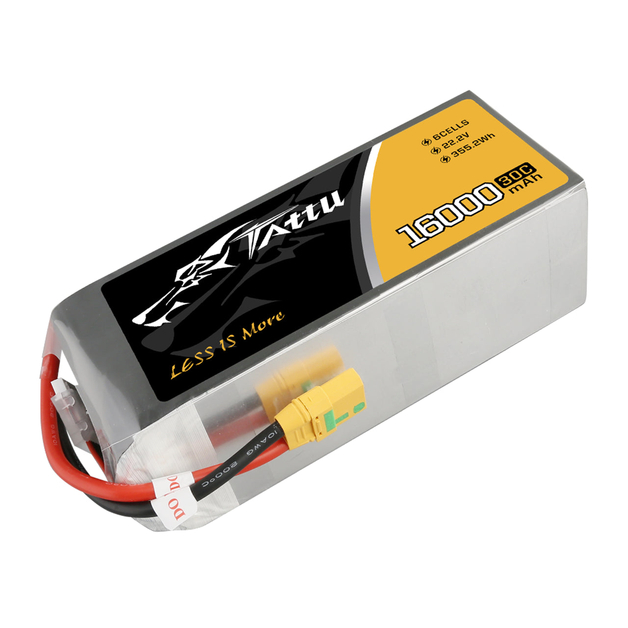Tattu 16000mAh 6S 30C 22.2V Lipo Battery Pack With XT90-S Plug 1 Tattu 16000mAh 6S 30C 22.2V Lipo Battery Pack With XT90-S Plug
