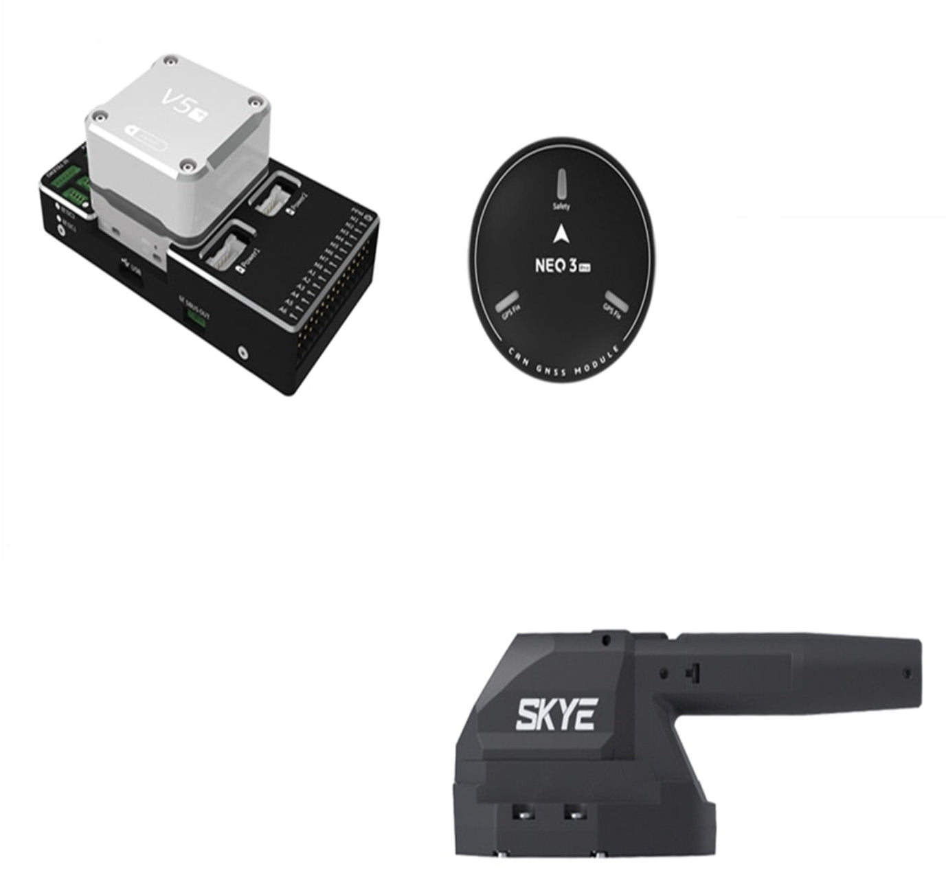 CUAV Pixhawk Drone Fpv V5+ Flight Controller NEO 3 Pro GPS And Airspeed Tube SKYE Module Combo 1 CUAV Pixhawk Drone Fpv V5+ Flight Controller NEO 3 Pro GPS And Airspeed Tube SKYE Module Combo