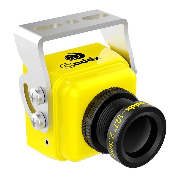 CADDX.US Turbo S1 1/3 CCD 600TVL IR Blocked FPV Camera Yellow/Green NTSC/PAL DC 5V-40V Wide Voltage