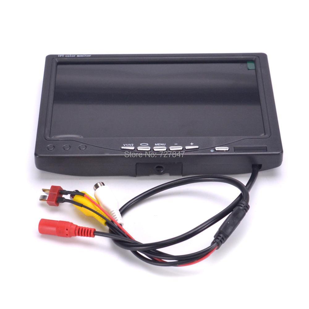 7 inch FPV Monitor Screen - Newest 7 inch LCD TFT FPV 1024 x 600 Monitor Screen Remote control FPV Monitor Photography Sunhood for Ground Station