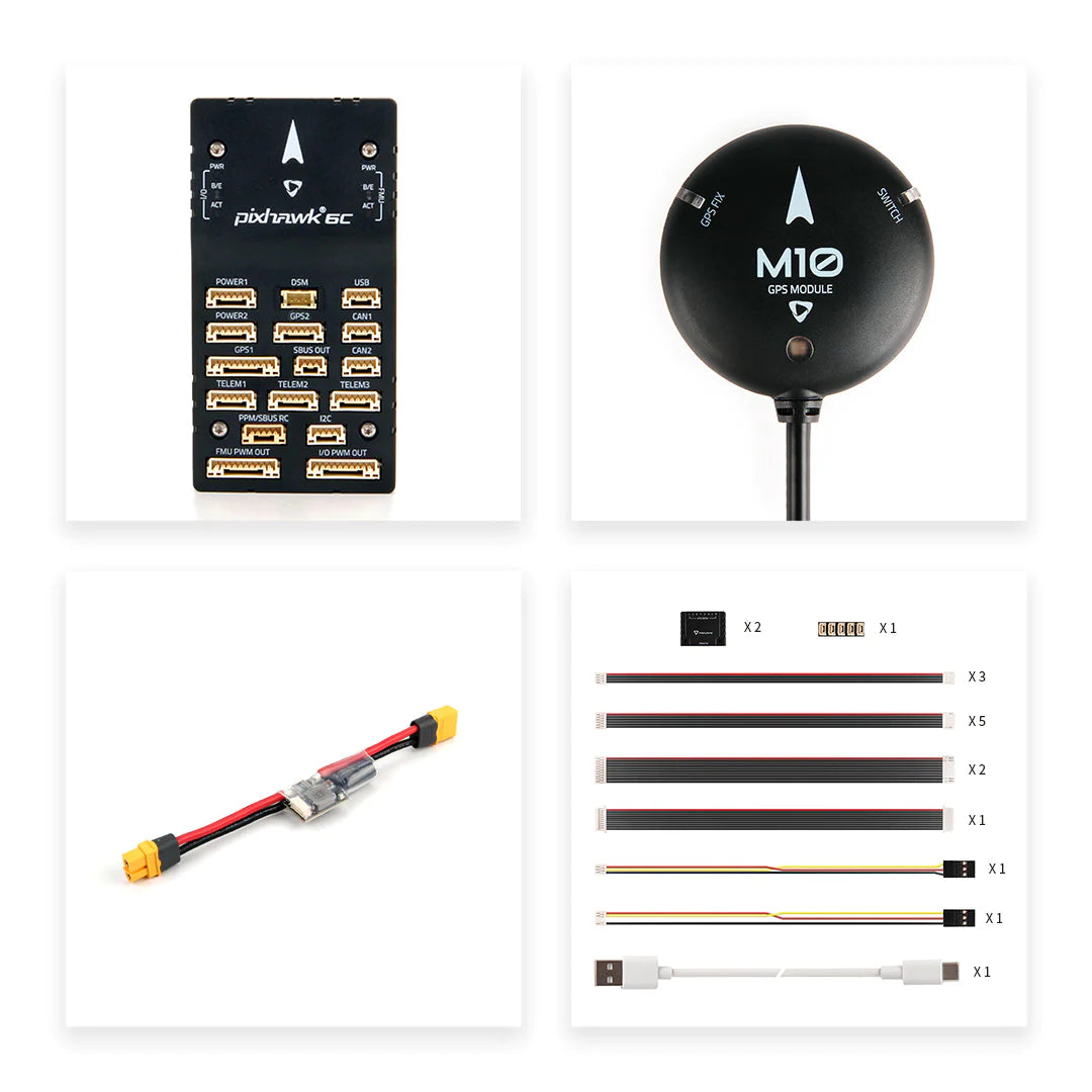 Holybro Pixhawk 6C Autopilot Flight Controller - (Aluminum / Plastic Case) PM02 PM07 P06 Power Module With M8N M9N M10 GPS for RC Multirotor Airplane Drone 29 Holybro Pixhawk 6C Autopilot Flight Controller - (Aluminum / Plastic Case) PM02 PM07 P06 Power Module With M8N M9N M10 GPS for RC Multirotor Airplane Drone — изображение 29