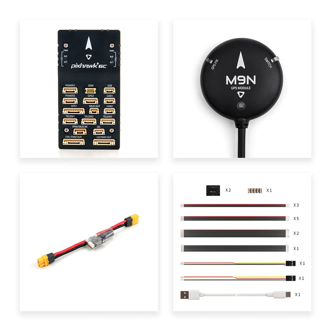 Holybro Pixhawk 6C Autopilot Flight Controller - (Aluminum / Plastic Case) PM02 PM07 P06 Power Module With M8N M9N M10 GPS for RC Multirotor Airplane Drone 28 Holybro Pixhawk 6C Autopilot Flight Controller - (Aluminum / Plastic Case) PM02 PM07 P06 Power Module With M8N M9N M10 GPS for RC Multirotor Airplane Drone — изображение 28