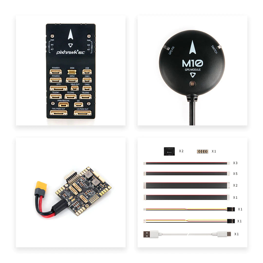 Holybro Pixhawk 6C Autopilot Flight Controller - (Aluminum / Plastic Case) PM02 PM07 P06 Power Module With M8N M9N M10 GPS for RC Multirotor Airplane Drone 31 Holybro Pixhawk 6C Autopilot Flight Controller - (Aluminum / Plastic Case) PM02 PM07 P06 Power Module With M8N M9N M10 GPS for RC Multirotor Airplane Drone — изображение 31