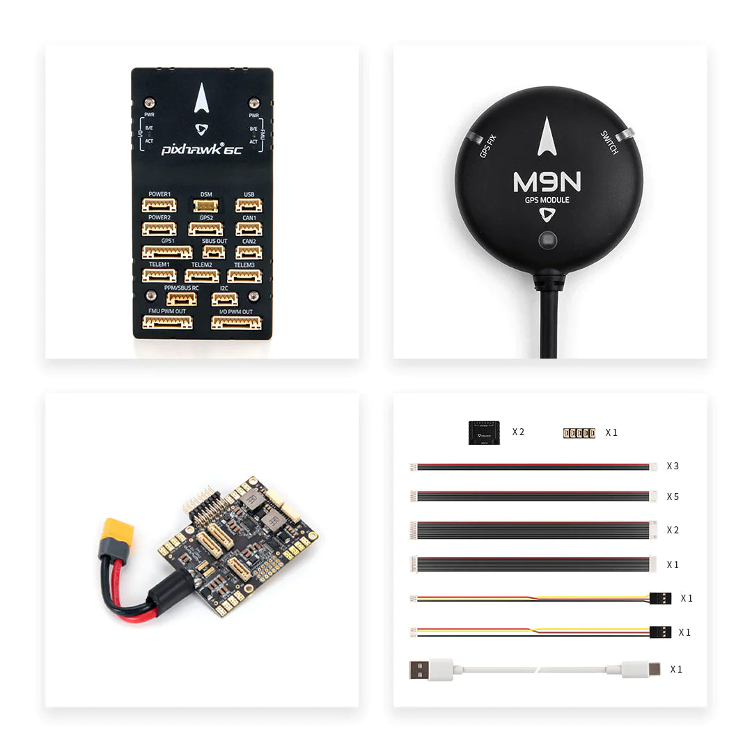 Holybro Pixhawk 6C Autopilot Flight Controller - (Aluminum / Plastic Case) PM02 PM07 P06 Power Module With M8N M9N M10 GPS for RC Multirotor Airplane Drone 30 Holybro Pixhawk 6C Autopilot Flight Controller - (Aluminum / Plastic Case) PM02 PM07 P06 Power Module With M8N M9N M10 GPS for RC Multirotor Airplane Drone — изображение 30