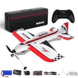 Radiolink A560 Airplane - RTF PNP 4CH RC Plane 580mm Wingspan 6 Modes Ready to Fly 3D EPP Trainer Beginner Set Gyro Assist System