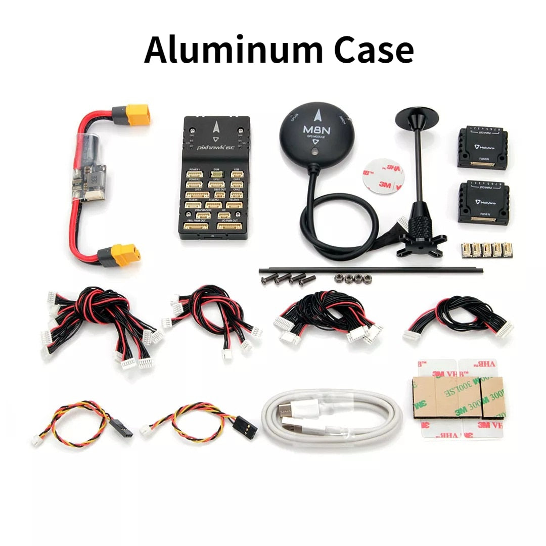 Holybro Pixhawk 6C Autopilot Flight Controller - (Aluminum / Plastic Case) PM02 PM07 P06 Power Module With M8N M9N M10 GPS for RC Multirotor Airplane Drone 10 Holybro Pixhawk 6C Autopilot Flight Controller - (Aluminum / Plastic Case) PM02 PM07 P06 Power Module With M8N M9N M10 GPS for RC Multirotor Airplane Drone — изображение 10