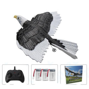 FX651 Simulation Wingspan Eagle Aircraft - 405mm 2.4G Radio Control Remote Control Glider Airplanem RC Foam Plane Toys for Children Boys