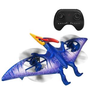 MXW New Mini Drone Dinosaur Remote Control Aircraft 2.4G Radio Control Helicopter Pterosau Drones RC Plane Children's Flying Toy