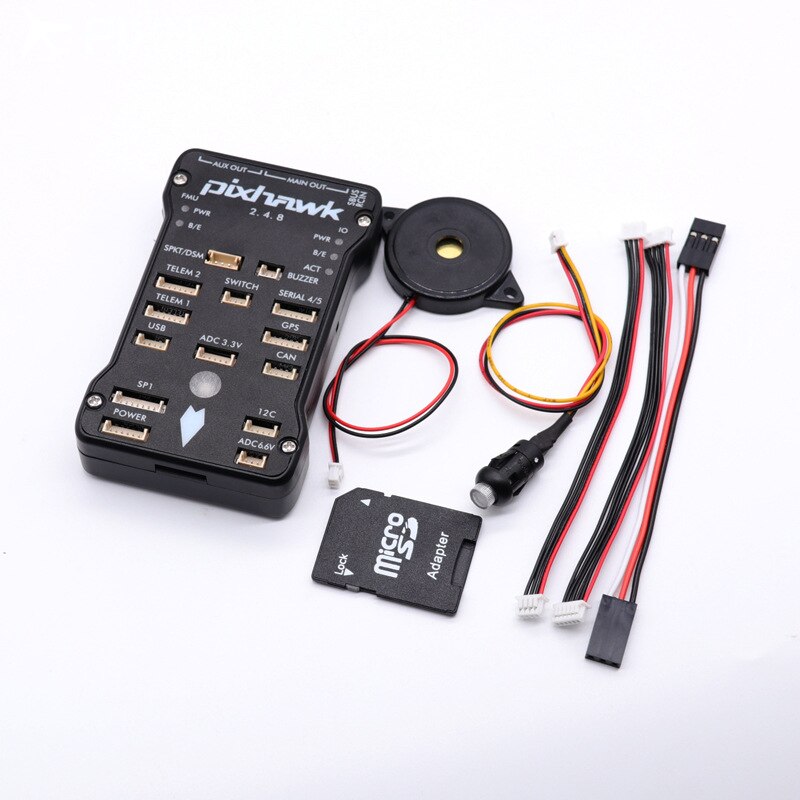 Pixhawk PX4 Autopilot PIX 2.4.8 32Bit Flight Control - with PX4FMU PX4IO Safety Switch Buzzer 4G SD for DIY RC Drone Multirotor 3 Pixhawk PX4 Autopilot PIX 2.4.8 32Bit Flight Control - with PX4FMU PX4IO Safety Switch Buzzer 4G SD for DIY RC Drone Multirotor — изображение 3