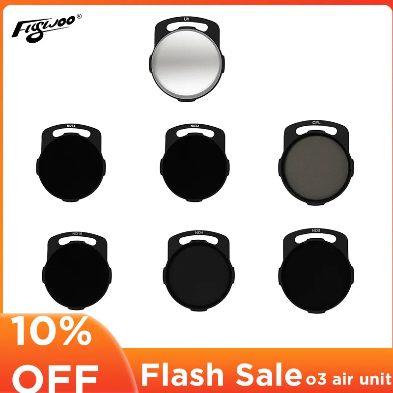 Flywoo O3 Air Unit Filters Set (7PCS) - ND CPL UV 2 Flywoo O3 Air Unit Filters Set (7PCS) - ND CPL UV - Image 2