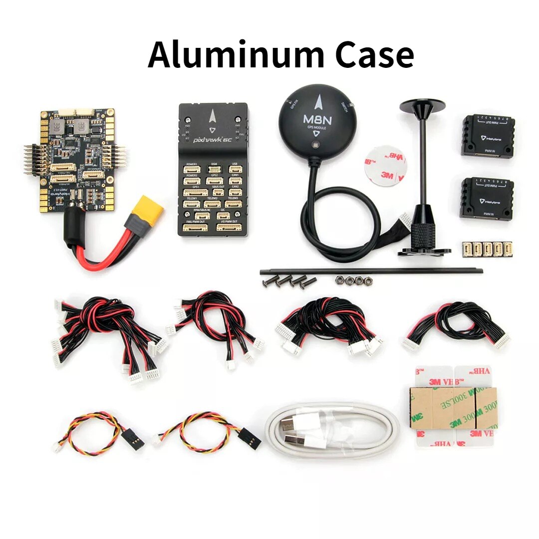 Holybro Pixhawk 6C Autopilot Flight Controller - (Aluminum / Plastic Case) PM02 PM07 P06 Power Module With M8N M9N M10 GPS for RC Multirotor Airplane Drone 7 Holybro Pixhawk 6C Autopilot Flight Controller - (Aluminum / Plastic Case) PM02 PM07 P06 Power Module With M8N M9N M10 GPS for RC Multirotor Airplane Drone — изображение 7