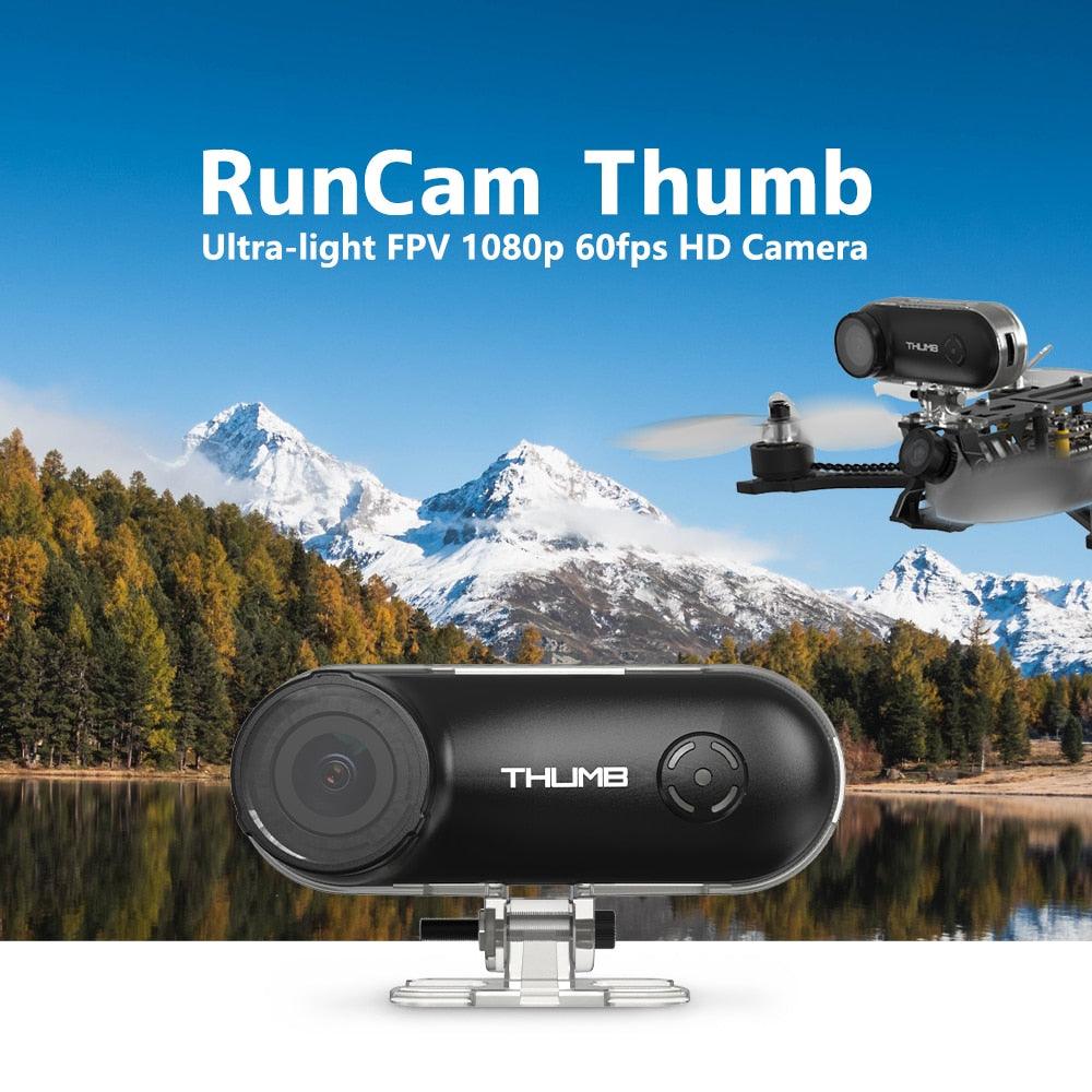 RunCam Thumb Camera - HD Action Camera 1080P/60FPS FOV 150°Built-in Gyro Stabilization 128G SD Card 9.8g FPV Camera 4 RunCam Thumb Camera - HD Action Camera 1080P/60FPS FOV 150°Built-in Gyro Stabilization 128G SD Card 9.8g FPV Camera - Image 4