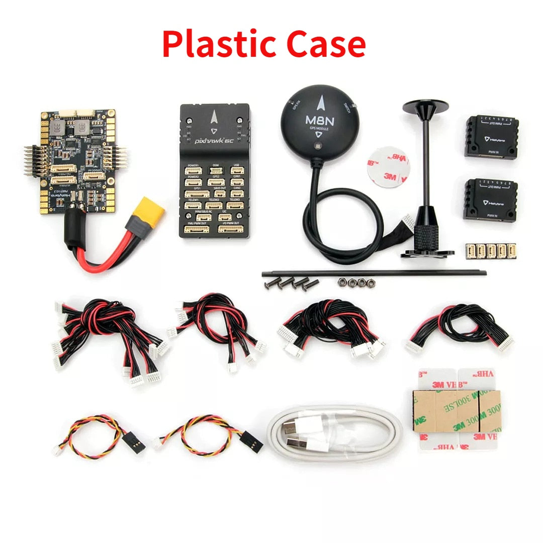 Holybro Pixhawk 6C Autopilot Flight Controller - (Aluminum / Plastic Case) PM02 PM07 P06 Power Module With M8N M9N M10 GPS for RC Multirotor Airplane Drone 4 Holybro Pixhawk 6C Autopilot Flight Controller - (Aluminum / Plastic Case) PM02 PM07 P06 Power Module With M8N M9N M10 GPS for RC Multirotor Airplane Drone — изображение 4
