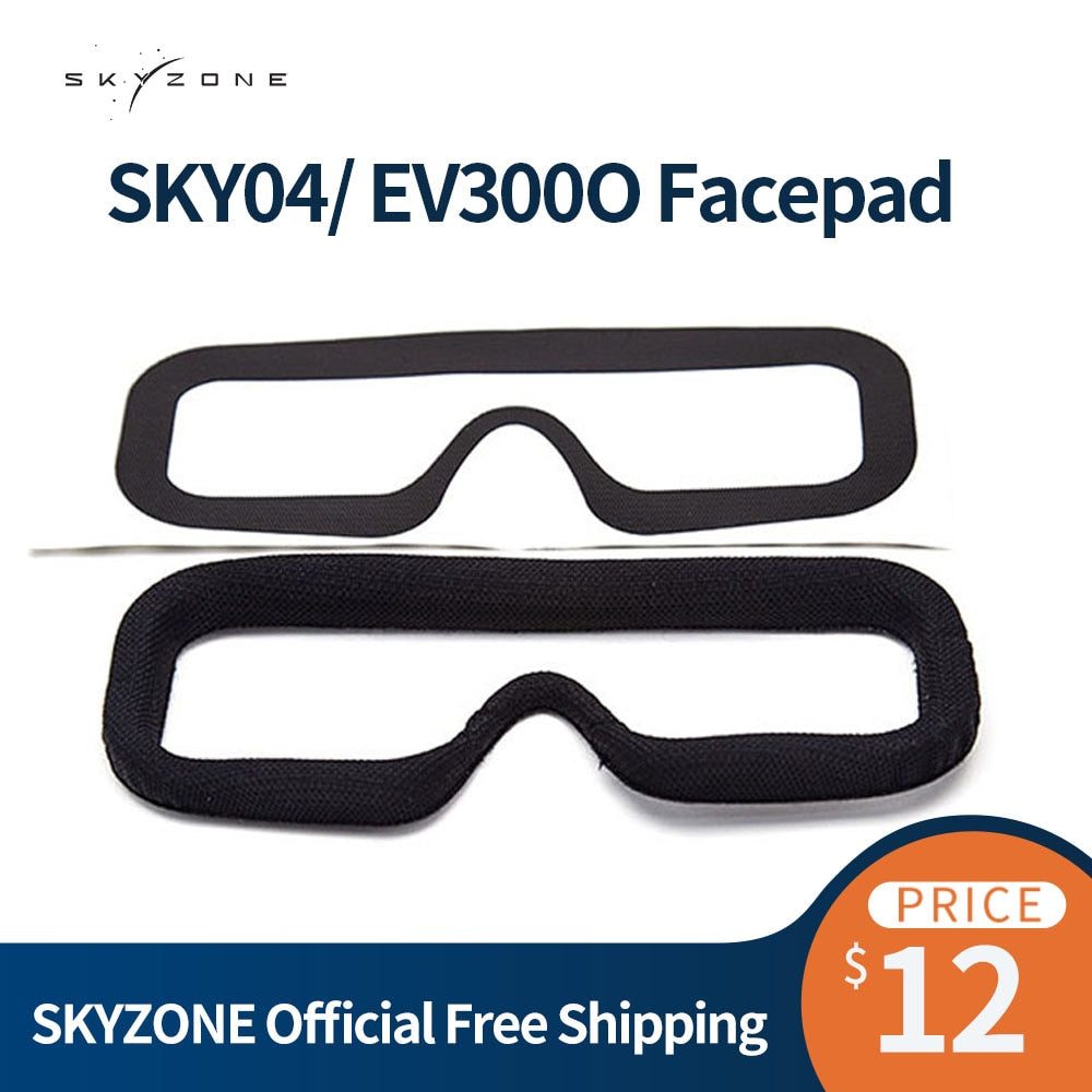 SKYZONE SKY04/ EV300O FPV Goggles Facepad Cloth/Foam/PU 3 Material for Replacement Parts Accessories 3 SKYZONE SKY04/ EV300O FPV Goggles Facepad Cloth/Foam/PU 3 Material for Replacement Parts Accessories - Image 3