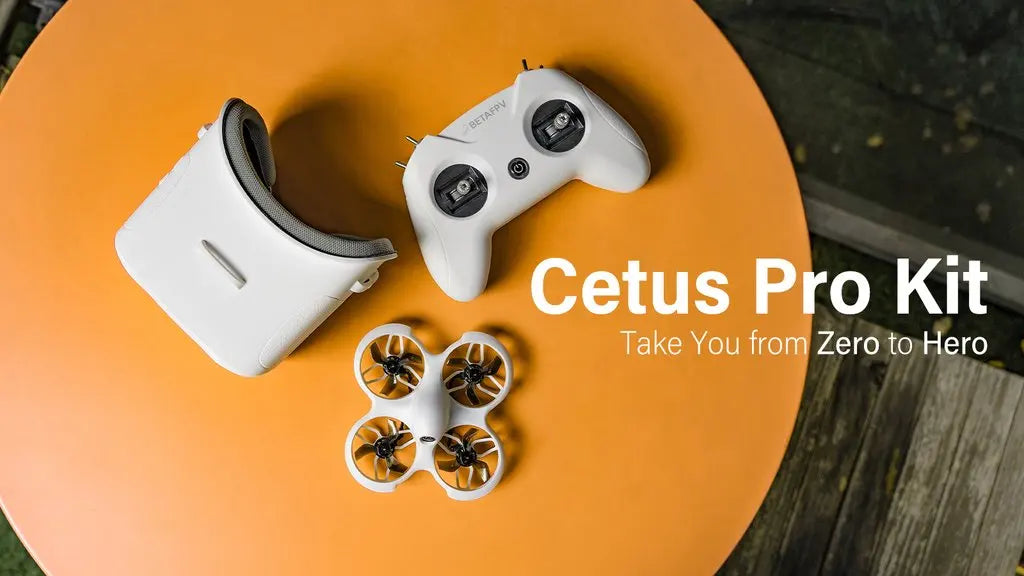 BETAFPV Cetus Pro FPV Kit, it's available to play FPV simulators like EREADRONE.