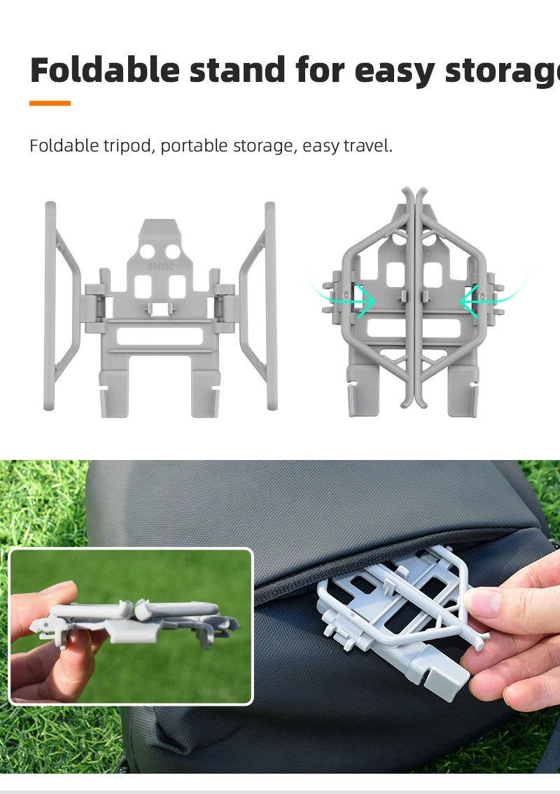 Landing Gear Kits for DJI Mini 3 Pro Drone, Foldable stand for easy storag AnORc 77, portable storage, easy
