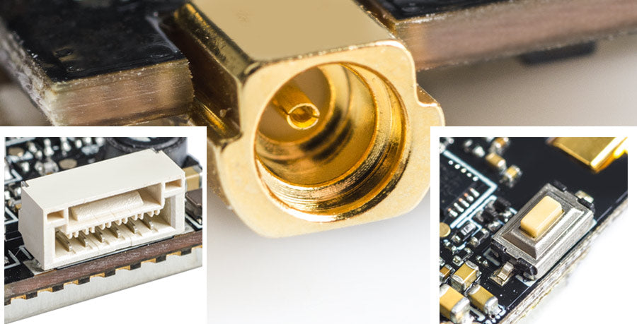 AKK X2 FPV VTX, mmcx and sma connectors are available 25mW/200m