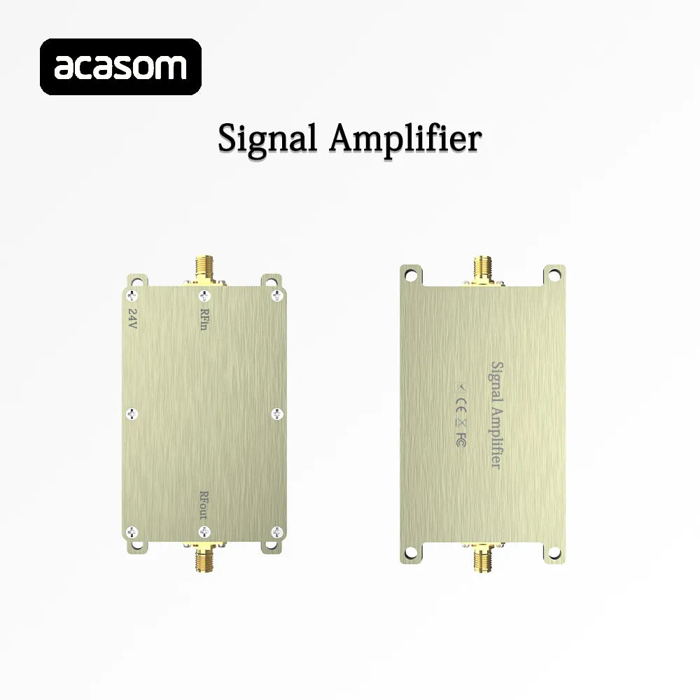 0.9GHz 50W RF High Power Amplifiers wireless Signal Extender Sweep Signal Source For Drone 21 default gain is 37dB . input power is 10dBm or 11dB
