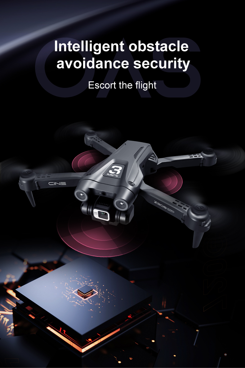 KBDFA Drone, intelligent obstacle avoidance security escort the flight cirj