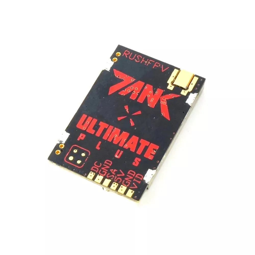 RUSH TANK Ultimate PLUS VTX, is a high quality Video Transmitter featuring strong anti-interference ability, power filter