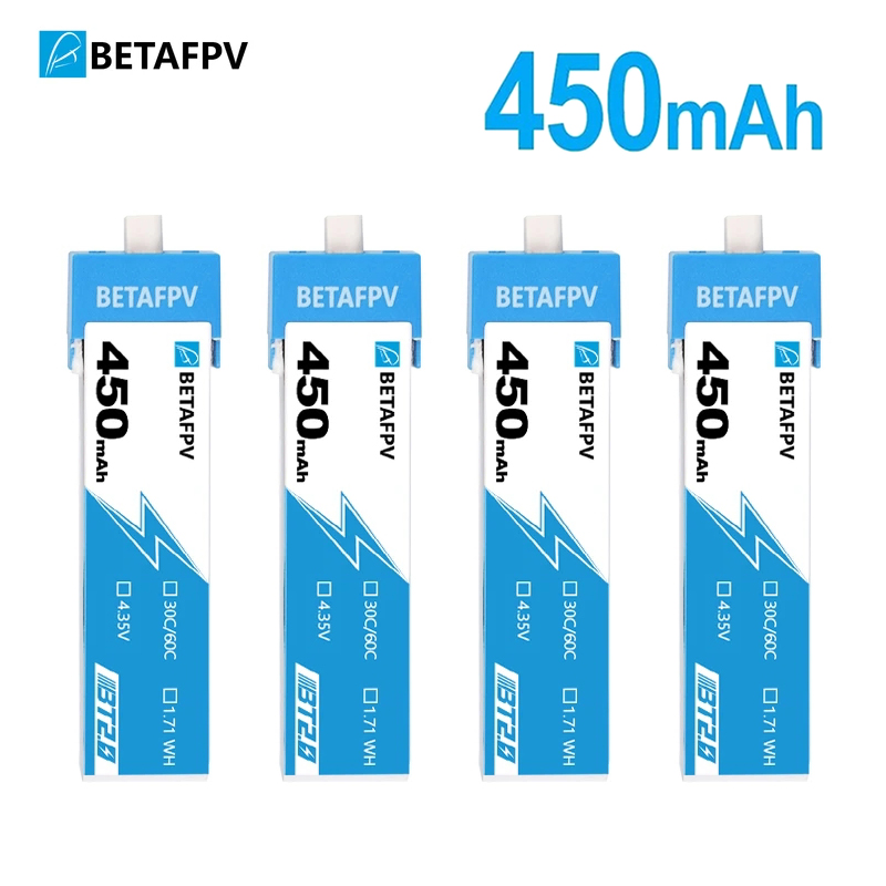 8PCS BETAFPV Drone Batterie BT 2,0 300 mAh/450 mAh 1S Für BETAFPV Ceuts FPV Kit Racing Drone 4,35 V 30C FPV Lipo BT 2,0 Stecker FPV Batterie 25 8PCS BETAFPV Drone Battery, BETAFPV Cetus Drone Battery BT2.0 300mAh 450mAh1S