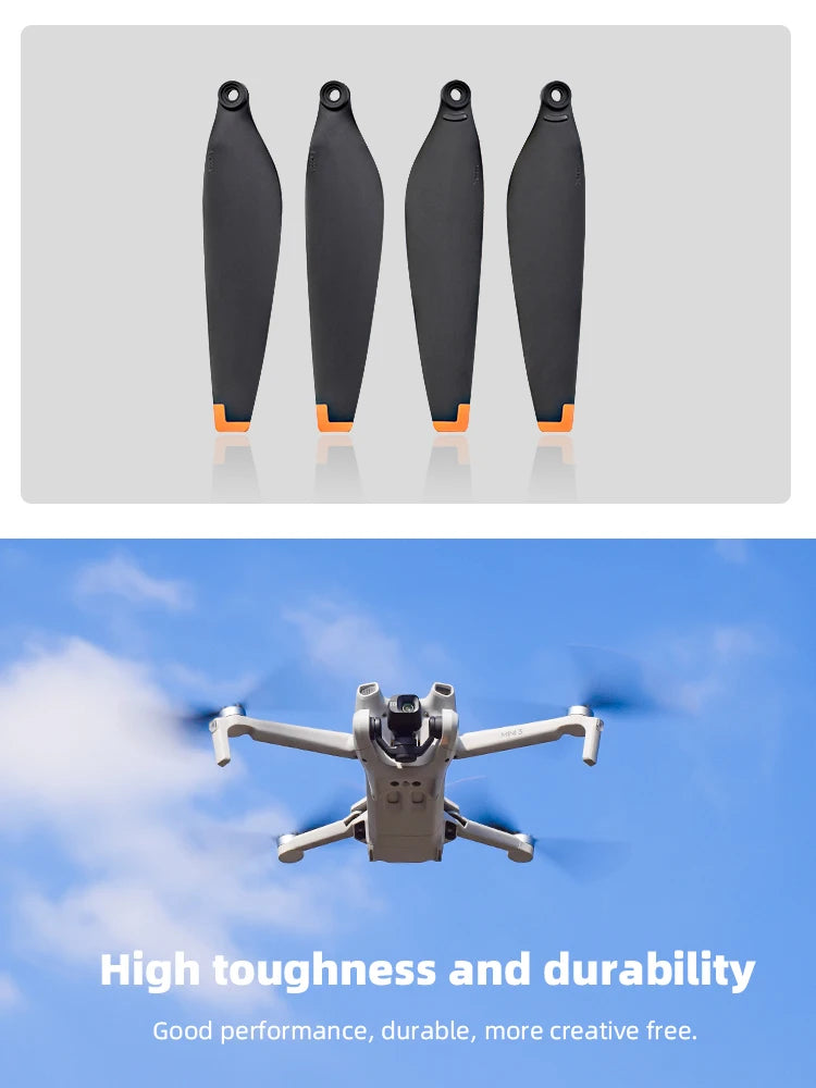 TPU Propeller Props Blade for DJI Mini 3 - 6030 Propeller Light Weight Wing Fans High Quality Replacement Spare Parts Drone Accessories 27 TPU Propeller Props Blade for DJI Mini 3, High toughness and durability Good performance, durable, more creative free