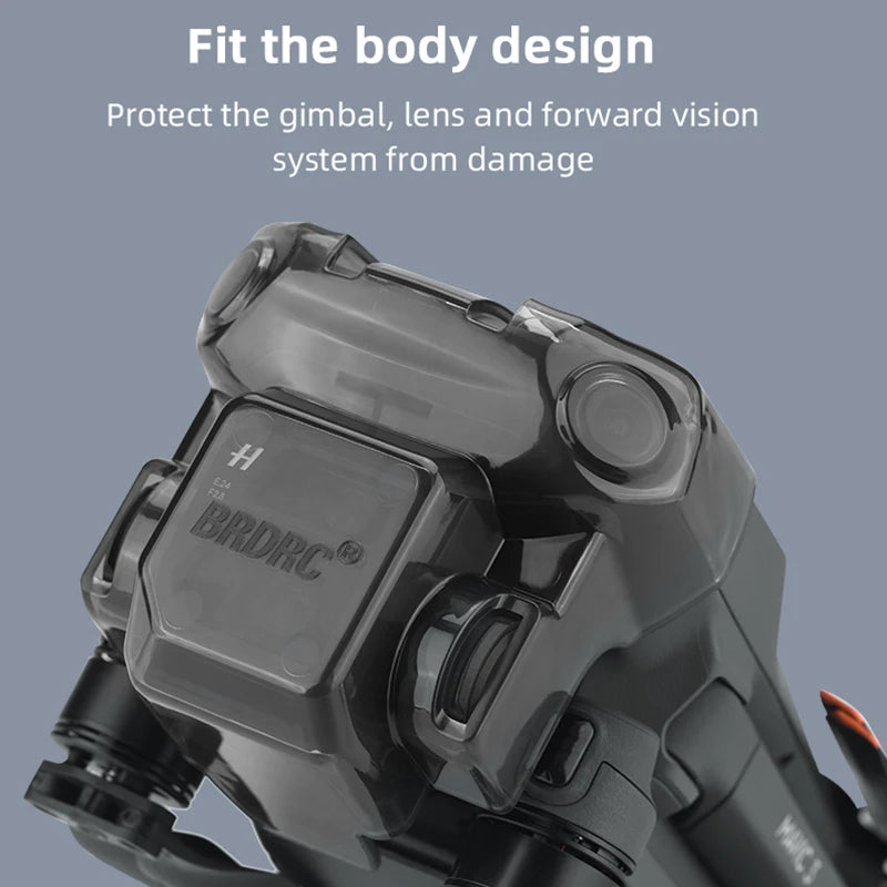 Lens Cap Gimbal Holder Case for DJI Mavic 3 Drone - Camera Gimbal Protector Dust-proof Cover Transport Holder Drone Accessories 10 Lens Cap Gimbal Holder Case for DJI Mavic 3 Drone, Fit the body design Protect the gimbal; lens and forward vision system from damage