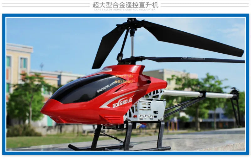 80CM Rc Helicopter - Big Alloy Remote Control Helicopter Model Dual Flexible Propeller Anti-Crash LED Colorful Light Electric RC Helicopter Toy 110 80CM Rc Helicopter, E+PASEEtt 885 OvRoscoresis