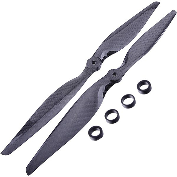 4 Pairs 10x4.7 3K Carbon Fiber Propeller CW CCW 1047 Props Cons For DJI Quadcopter Hexacopter UFO 3 Carbon fiber forward propeller---1047*4 Carbon fiber reverse propeller --10