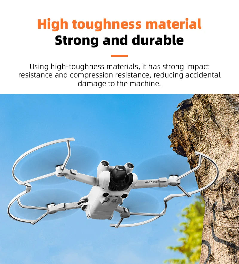 DJI Mavic Mini 1/2/SE/MINI 3 PRO Propeller Guard Protector Props Blade Protection Cover Cage Drone Accessories 58 Using high-toughness materials, it has strong impact resistance and compression resistance .
