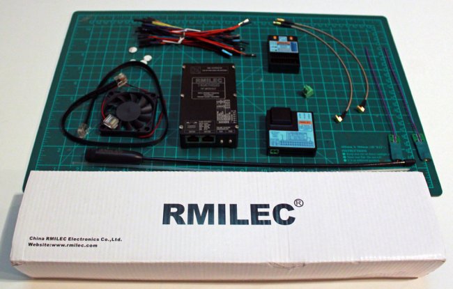 120KM Long Range System for Drone - RMILEC T4047NB20 NB20 V3 20 Channel 5W 433Mhz UHF System w/Receiver for JR/Futaba Radios 7