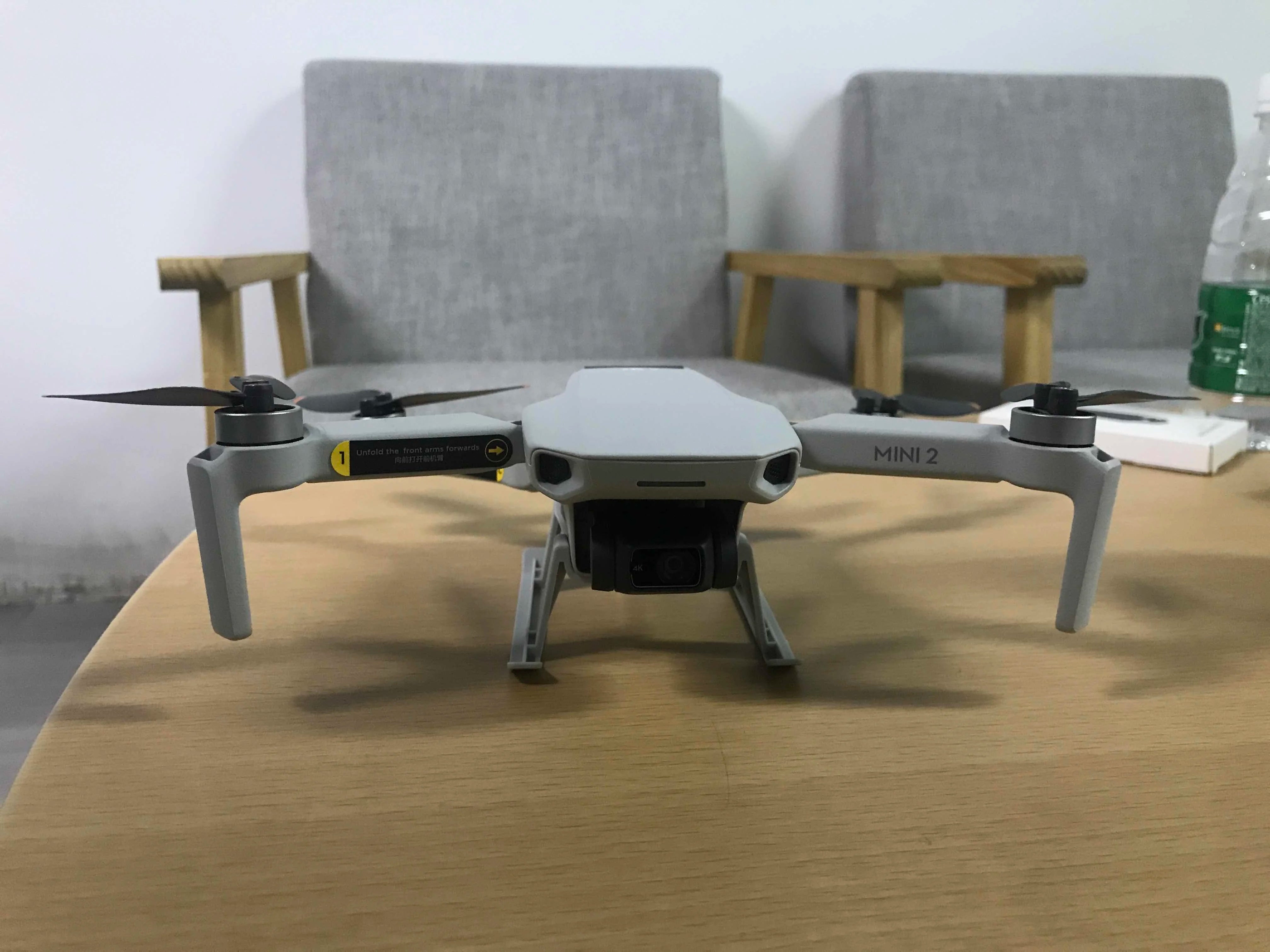 Propeller Stabilizer Holder, unfold tha ront arms forwards TlTi MINI