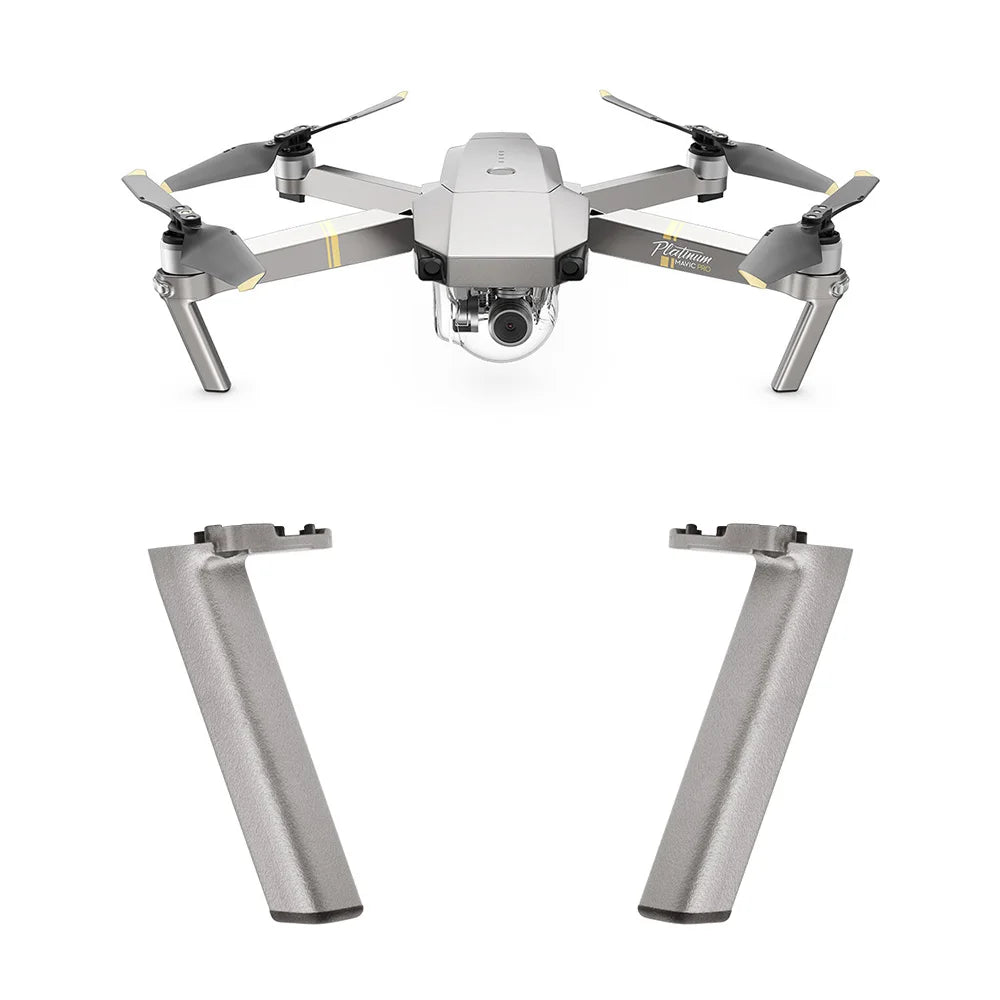Левое и правое сменное шасси для DJI Mavic Pro Platinum Drone, задняя нога, передние и задние ножки, аксессуар, ремонт основания двигателя 56 the front legs come with tool and screws