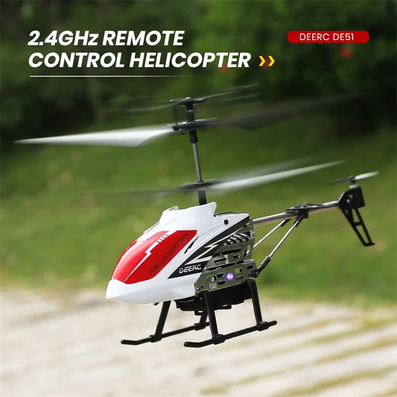 DEERC DE51 Rc Helicopter - Altitude Hold RC Planes With Gyro For Kid Beginner 2.4G Aircraft Indoor Flying Boys Toys 35 DEERC DE51 Rc Helicopter, 24GHz REMOTE DEERC DESI CONTROL HELICOPTER Be