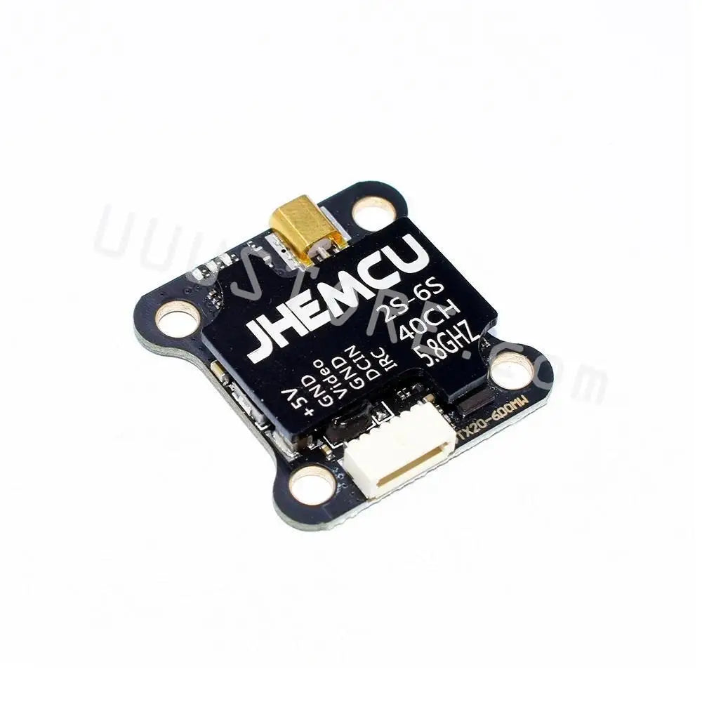 JHEMCU VTX, long press for 6 seconds, the red light will light up . cycle to select the power