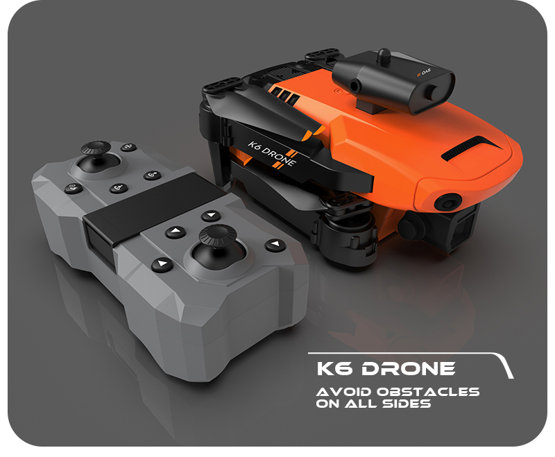 K6 Mini Drone, drone avoid o3stacles on all sides . avoid
