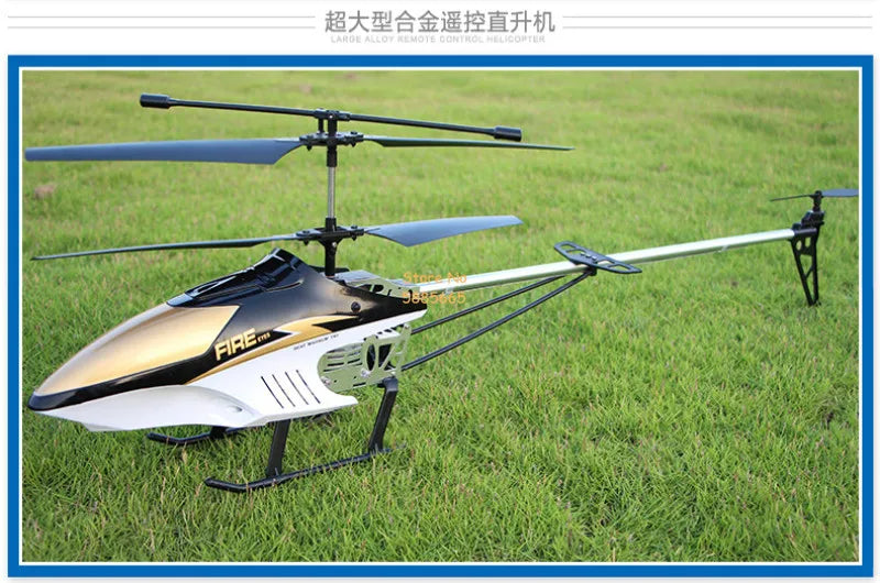 80CM Rc Helicopter - Big Alloy Remote Control Helicopter Model Dual Flexible Propeller Anti-Crash LED Colorful Light Electric RC Helicopter Toy 112 80CM Rc Helicopter, this is your extra large remote control helicopter . it has a domineering appearance