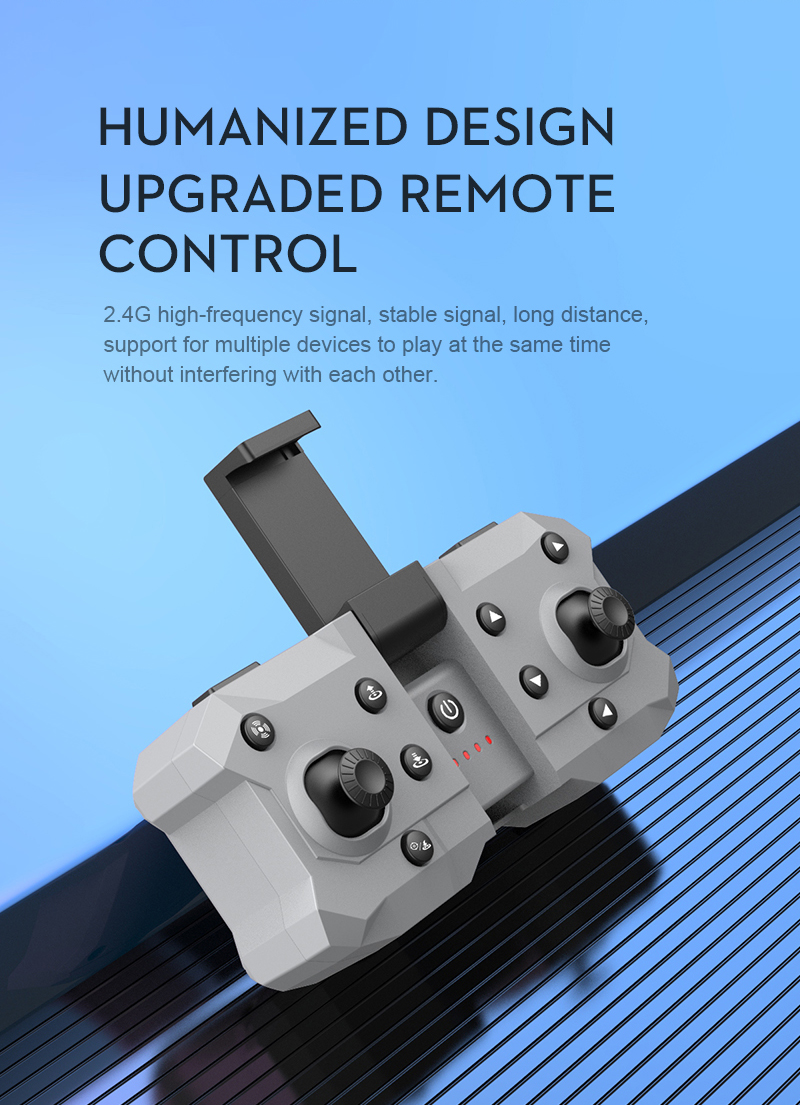 K6 Mini Drone, humanized design upgraded remote control 2.4g high-frequency signal 