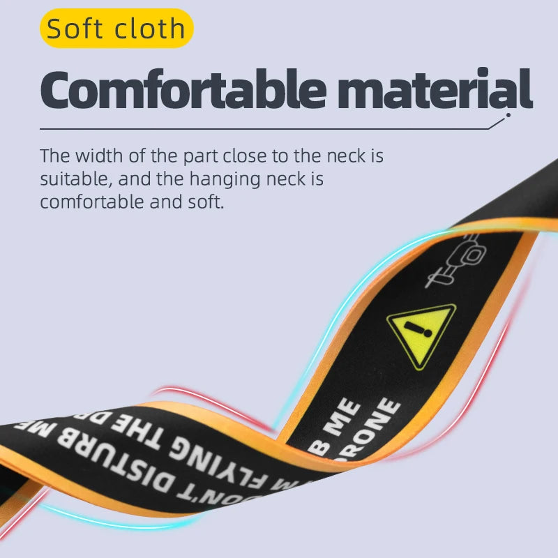 Remote Controller Strap, soft cloth Comfortable material The width of the part close to the neck is suitable . the