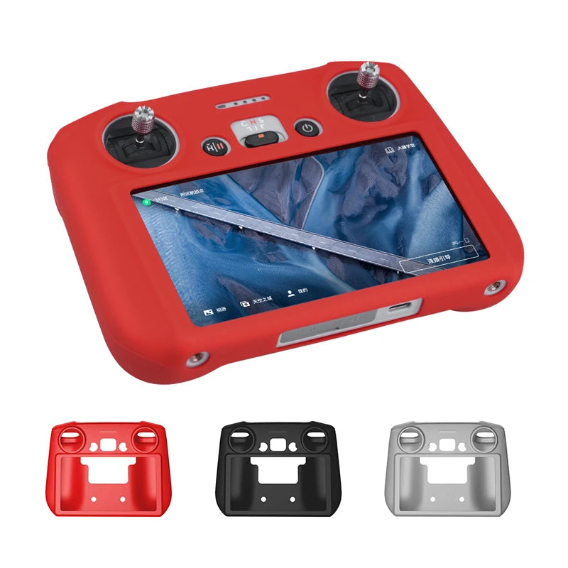 tempered glass is used in DJI RC remote cotroller models . it