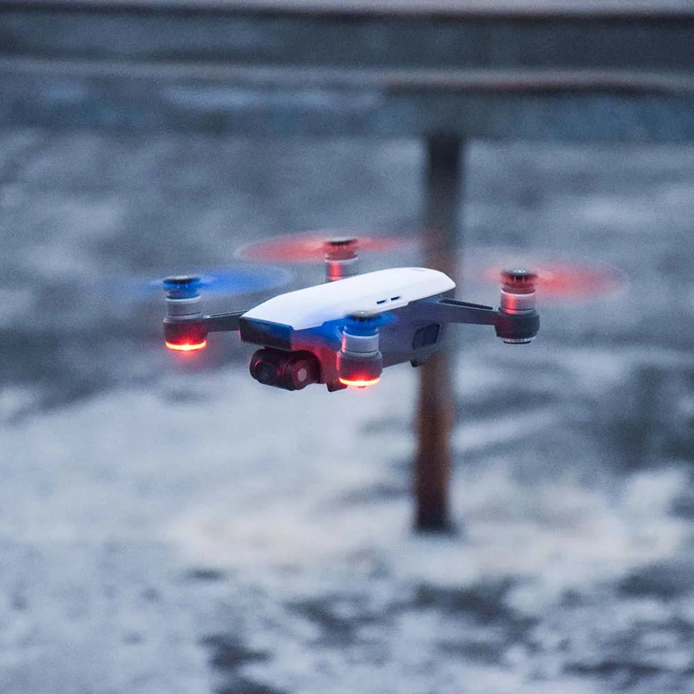 8 шт. 4730 пропеллер для дрона DJI Spark - быстросъемные складные лопасти 4730F сменный реквизит, запасные части, винт для аксессуаров для крыльев 46 8pcs 4730 Propeller, 4CW 4CCW compatible : Spark drone color 2 : blue red white color