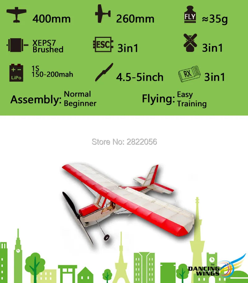 RC Plane Laser Cut Balsa Wood Airplane Micro AEROMAX Kit Wingspan 400mm Balsa Wood Model Building Kit 15 RC Plane Laser Cut Balsa Wood Airplane, 4.5-Sinch RX 3in1 Lipo #So-2o0ma