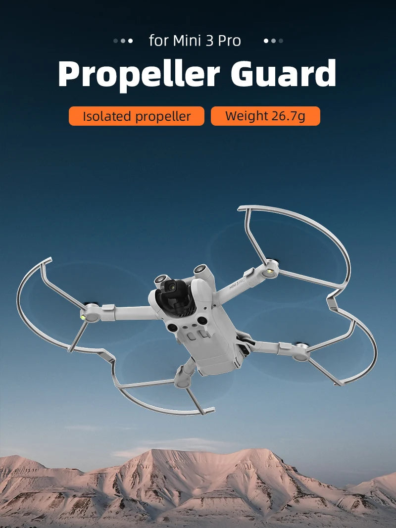 DJI Mavic Mini 1/2/SE/MINI 3 PRO Propeller Guard Protector Props Blade Protection Cover Cage Drone Accessories 53 Propeller Guard Isolated propeller Weight 26.7g for Mini 3