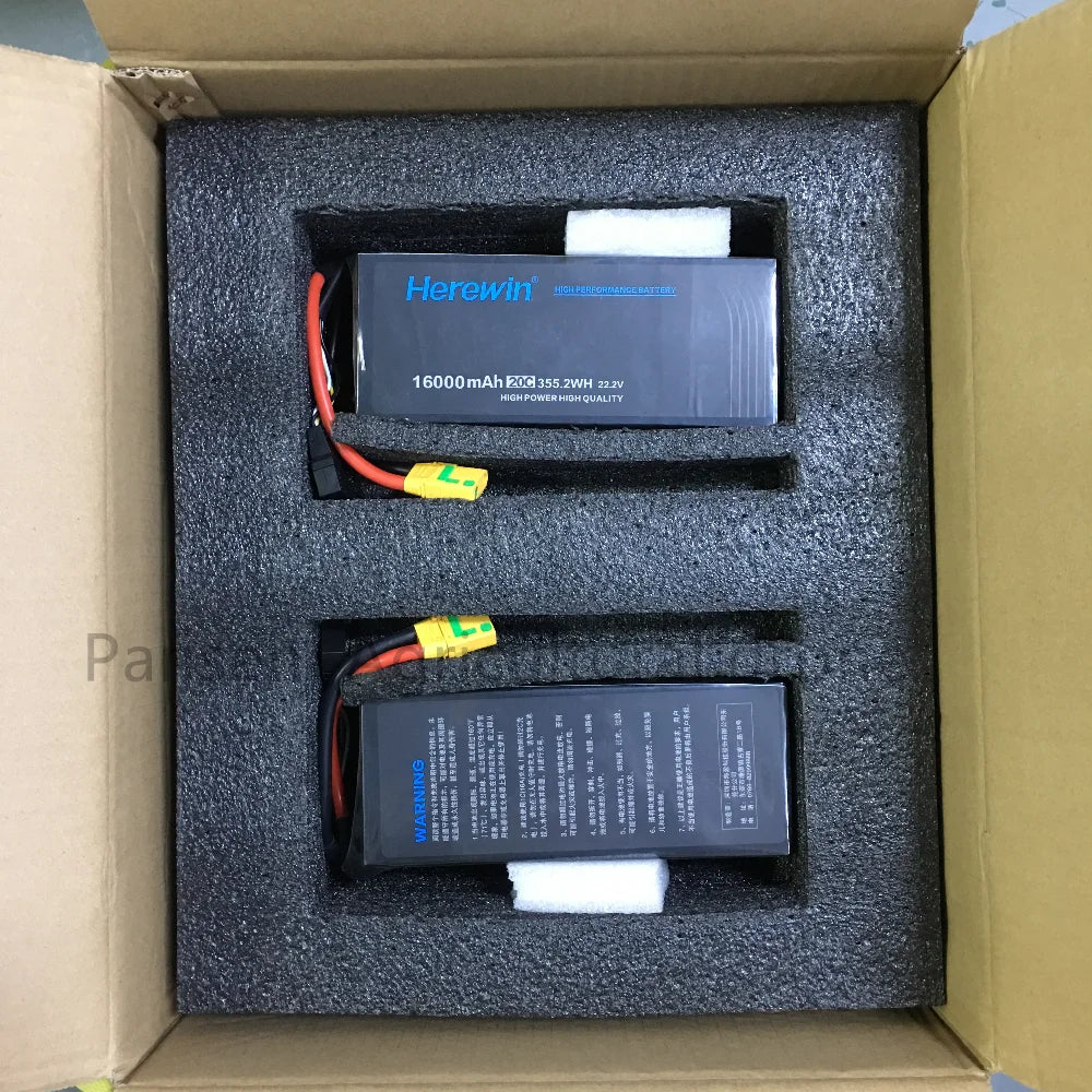 Herewin 16000MAH 22000MAH Battery 22.2v 6S 20C Agricultural Drone Battery - Plant Protection UAV Battery 53 Herewin 16000MAH 22000MAH Battery, "Herwin" Higi PerFOrMaR Ce Batte;y 16000