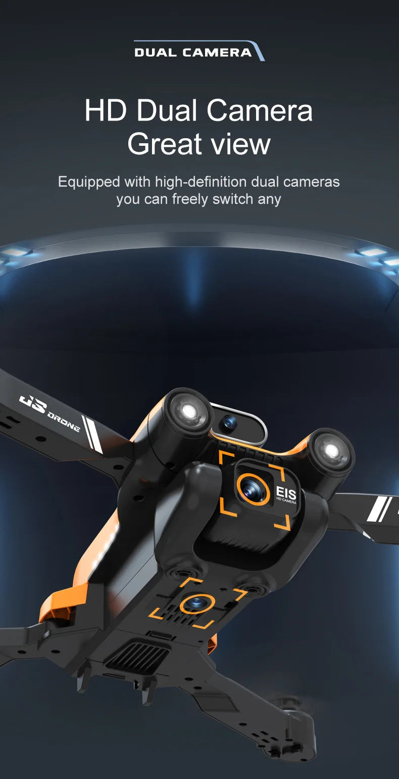 S17 Drone, DUAL CAMERA HD Dual Camera Great view Equipped with high-definition dual