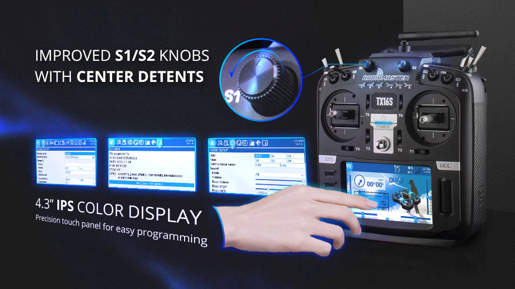 S1/S2 KNOBS WITH CENTER DETENTS radiohasueR