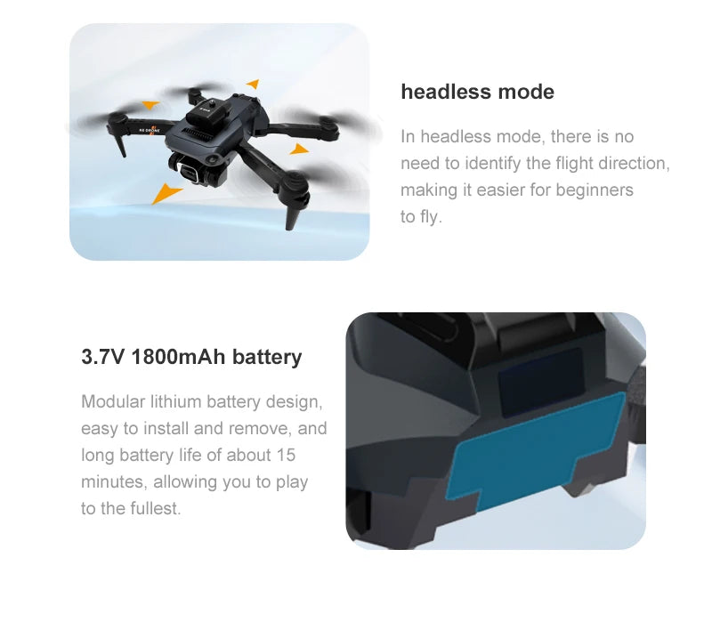 NEW K6 Drone Professional 4K HD Camera Mini Drone Optical Flow Localization Three Sided Obstacle Avoidance Quadcopter Toy Gift 95 NEW K6 Drone, 3.7vv 180omah battery modular lithium battery design